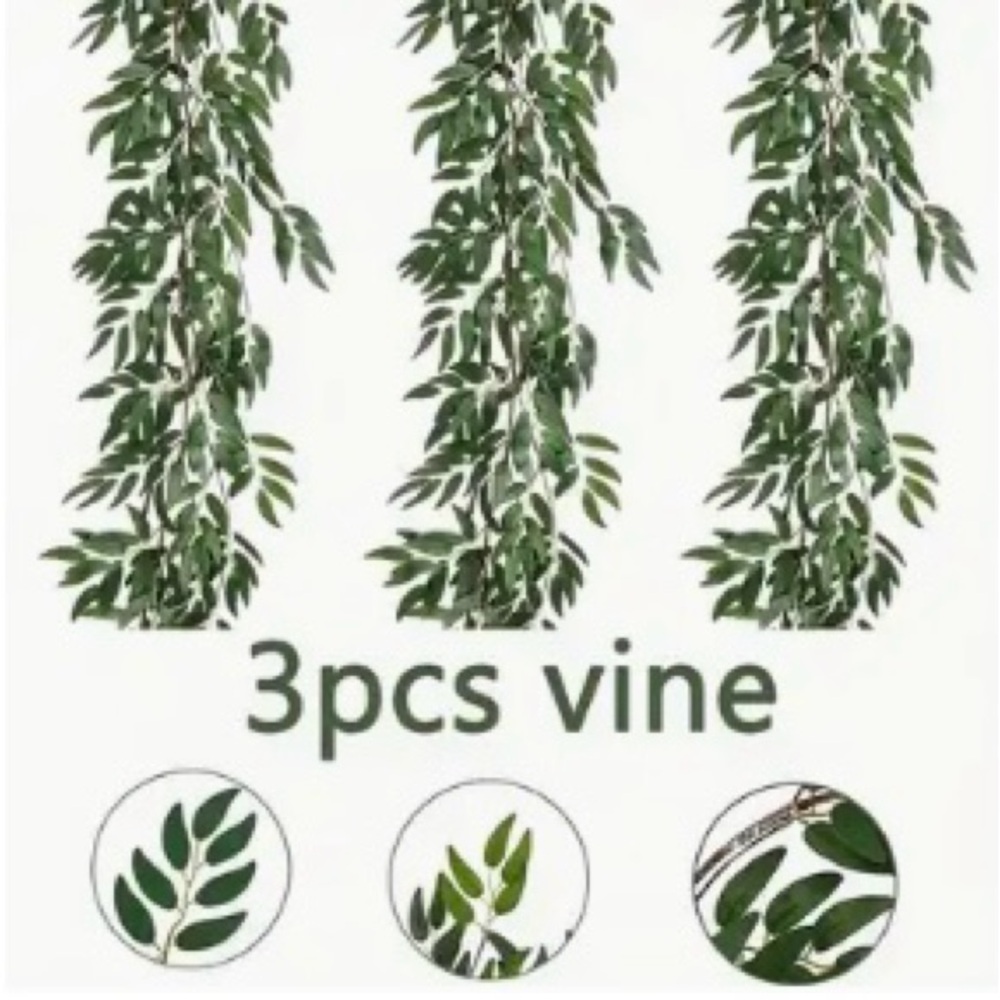 NEW Artificial Green Leaf Vines